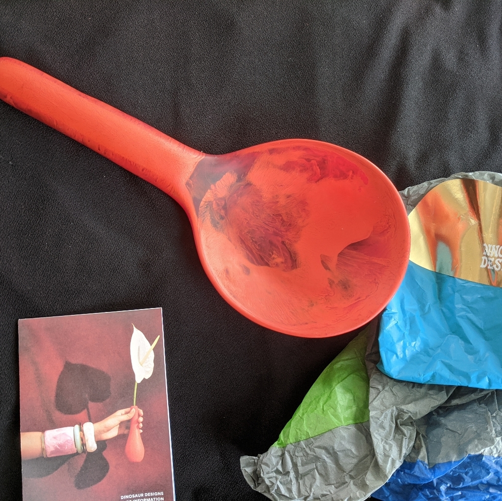 Serving spoon.. Resin. Hand made